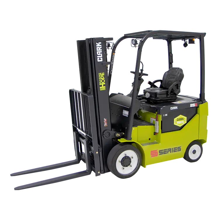 SEC20-35 Green Clark forklift with lifting forks